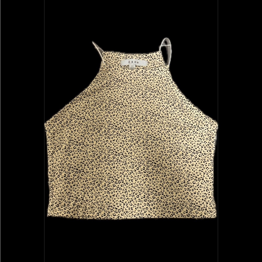 Leopard Print Halter Top